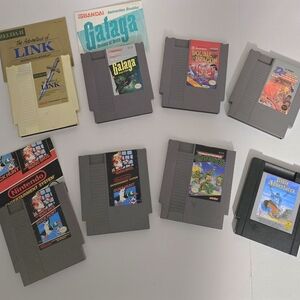 Lot Of 8 Nintendo NES Game Cartridge Video Games "Untested" "READ".